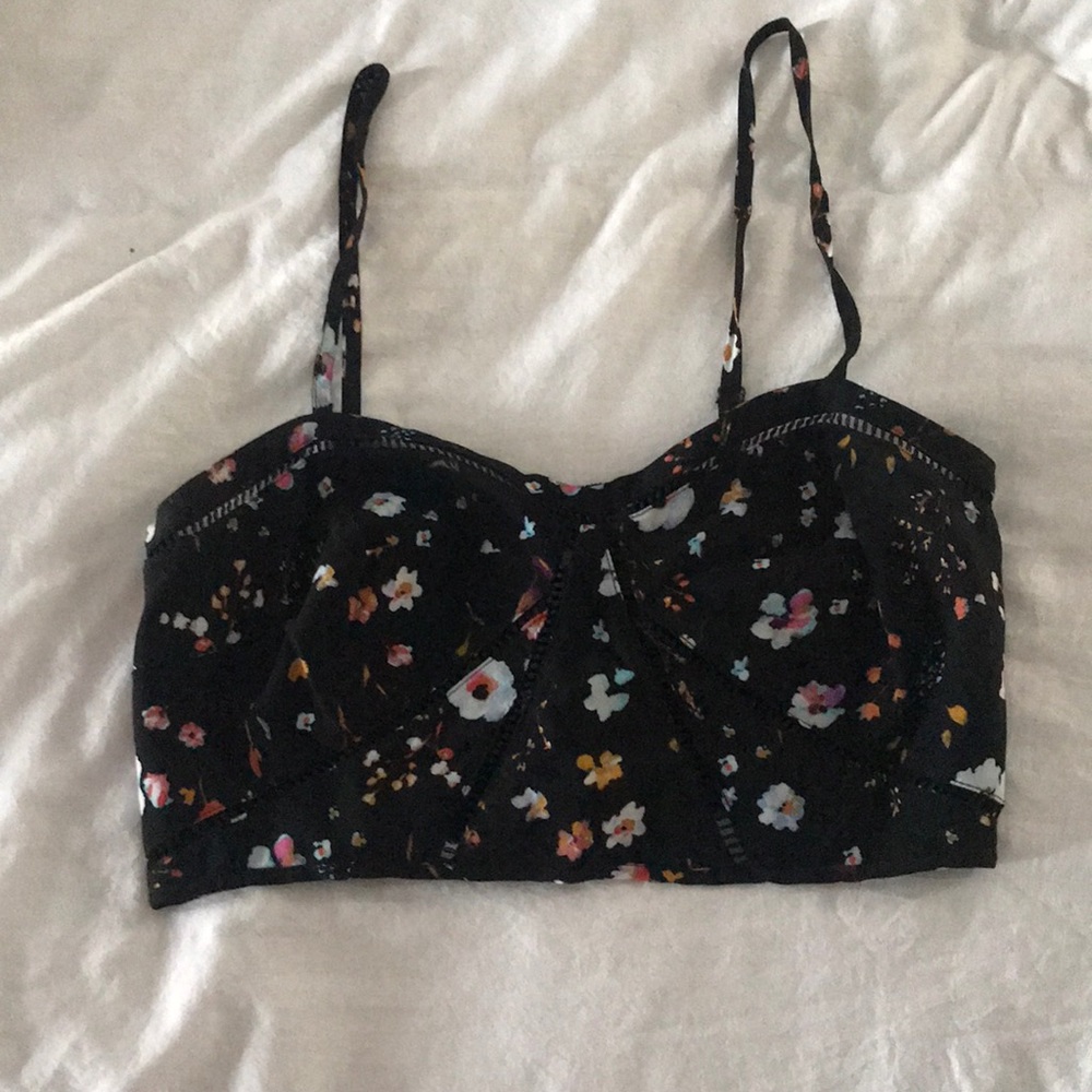 Floral crop top